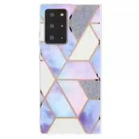 Marble Pattern IMD Samsung Galaxy Note20 Ultra TPU Case - Colorful
