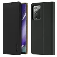 Dux Ducis Wish Samsung Galaxy Note20 Wallet Leather Case - Black