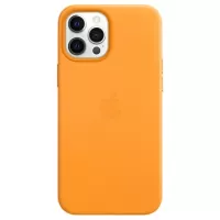 iPhone 12 Pro Max Apple Leather Case with MagSafe MHKH3ZM/A - California Poppy