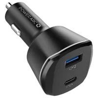 Spigen PC1800 PowerArc Dual USB Car Charger - Black