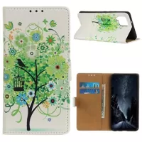 Glam Series Samsung Galaxy A42 5G Wallet Case - Flowering Tree / Green