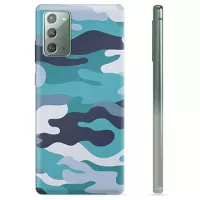 Samsung Galaxy Note20 TPU Case - Blue Camouflage