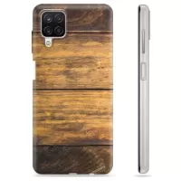 Samsung Galaxy A12 TPU Case - Wood