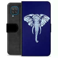 Samsung Galaxy A12 Premium Wallet Case - Elephant