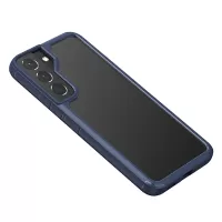 MOCOLO K14 Savannasaurus Series for Samsung Galaxy S22 5G, Corner Cushioned Transparent Hybrid Case - Dark Blue