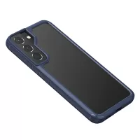 MOCOLO K14 Savannasaurus Series for Samsung Galaxy S22+ 5G, Transparent Hybrid Case Four Corner Airbag Anti-Fall Back Cover - Dark Blue