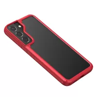 MOCOLO K14 Savannasaurus Series for Samsung Galaxy S22 5G, Corner Cushioned Transparent Hybrid Case - Red