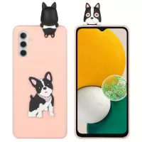 For Samsung Galaxy A13 5G 3D Cute Cartoon Funny Animal Style TPU + PVC Anti-Slip Case - Dog