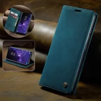 CASEME 013 Series Auto-absorbed Leather Wallet Stand Case for Samsung Galaxy S9 G960 - Blue