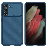 NILLKIN CamShield Pro Hybrid Phone Cover with Camera Protection for Samsung Galaxy S21 FE 2021 - Blue
