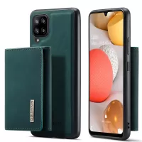 DG.MING M1 Series Drop-proof Kickstand Design Cover with Detachable Magnetic Wallet for Samsung Galaxy A42 5G - Green