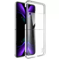 IMAK Air II Pro Drop-Proof Wear Resistant PC Crystal Cover Shell (Upper Cover + Lower Cover) for Samsung Galaxy Z Flip3 5G