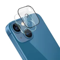 IMAK B Series Full Cover Scratch-resistant HD Clear Tempered Glass Camera Lens Film + Lens Cap for iPhone 13 6.1 inch/13 mini 5.4 inch