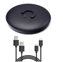 Charging Dock Cradle Base Charger Bluetooth Speaker for Bose Soundlink Revolve+ - Black