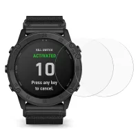 2Pcs/Set for Garmin Tatix Delta Sapphire Edition Smooth Touch Arc Edge HD Clear Tempered Glass Smart Watch Screen Film Protectors