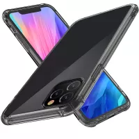 ForiPhone 11 6.1 inch (2019) LEEU DESIGN Air Cushion Shockproof TPU Phone Casing - Transparent Black