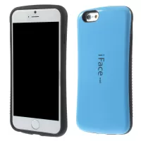 IFACE MALL Glossy PC & TPU Hybrid Case Shell for iPhone 6s 6 4.7 inch - Deep Blue