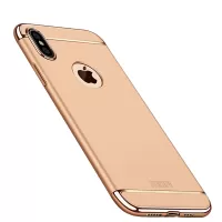 MOFI Guard Series Detachable 3-in-1 Plating Plastic Cellphone Case for iPhone XS Max 6.5 inch - Gold