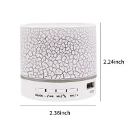 Mini Speaker 7-Color Lights Small Wireless BT Speaker Portable Rechargeable Speaker for Travel Outdoors Home Office