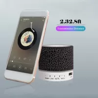 Mini Speaker 7-Color Lights Small Wireless BT Speaker Portable Rechargeable Speaker for Travel Outdoors Home Office