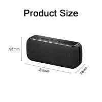 Cyboris V7 Pro Wireless Speaker 50W Bluetooth 5.0 Dual Speaker Subwoofer DSP HD Sound 6600mAh Multiple Sound Effects Loudspeaker Support AUX TF Type-C