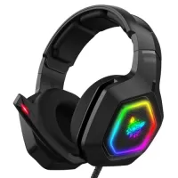 ONIKUMA K10 RGB Gaming Headset Wired Headphones with Microphone Noise Cancelling Earphones for Computer PC Gamer