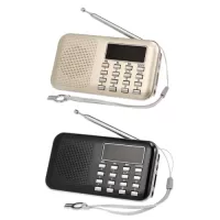 Y-896 Mini FM Radio Digital Portable 3W Stereo Speaker MP3 Audio Player
