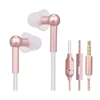 IBRAIN FC31 Air Tube Anti-radiation In-ear Headphones 3.5mm Wired Music Headset Radiation Free Earphone Noise Reduction Line Control with Mic