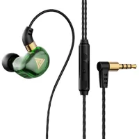 QKZ SK9 Dynamic Music Earphone 3.5mm Wired Headphones In-ear Earbuds Ear Hook Sports Headset In-line Control with Mic