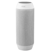 AEC BT Stereo Speaker Bass Subwoofer with MIC Support TF FM Line in Handsfree Call for iPhone iPad Samsung Smartphone Portable Rechargeable White