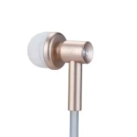 IBRAIN FC33-E Radiation Free Air Tube Headphones Aluminum Metal Earbuds with Mic and Volume Control Earphone Stereo Wire Cell Phone Headsets in-Ear Headphones for Smartphone MP3 Tablet PC