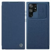 Nillkin Qin Pro Samsung Galaxy S22 Ultra 5G Flip Case - Blue