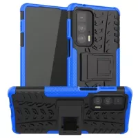 Anti-Slip Motorola Edge 20 Pro Hybrid Case - Blue / Black