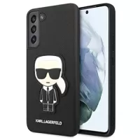 Karl Lagerfeld Ikonik Saffiano Samsung Galaxy S22+ 5G Case - Black