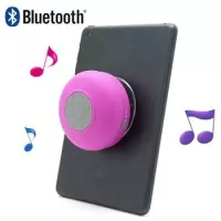 Mini Portable Water-resistant Bluetooth Speaker BTS-06 - Hot Pink