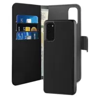 Puro 2-in-1 Magnetic Samsung Galaxy S20 Wallet Case - Black