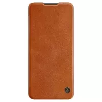Nillkin Qin Samsung Galaxy A42 5G Flip Case with Card Slot - Brown