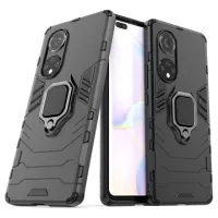 Huawei Nova 9 Pro/Honor 50 Pro Hybrid Case with Ring Holder - Black