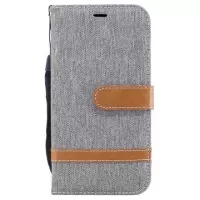 Samsung Galaxy J3 (2017) Canvas Diary Wallet Case - Grey