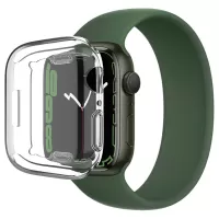 IMAK UX-3 Series HD Clear Soft TPU Shockproof Edge Case Protector for Apple Watch Series 7 45mm