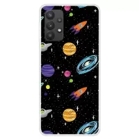For Samsung Galaxy A32 4G (EU Version) Protective Case Stylish Pattern Printing Scratch-resistant TPU Phone Cover - Interstellar