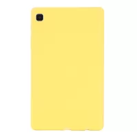 Liquid Silicone Tablet Case for Samsung Galaxy Tab A7 Lite 8.7-inch, Microfiber Lining Anti-scratch Protective Cover - Yellow