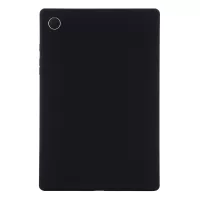 Liquid Silicone Tablet Cover for Samsung Galaxy Tab A8 10.5 (2021), Shockproof Microfiber Lining Slim Tablet Case - Black