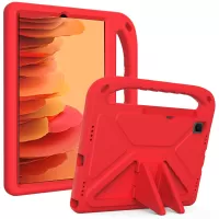 Portable EVA Tablet Protective Case Cover with Kickstand for Samsung Galaxy Tab S6/S6 Lite/S6 Lite (2022)/A7 10.4 (2020)/S5e SM-T720 - Red