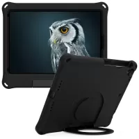 For iPad Air 10.5 inch (2019)/Pro 10.5-inch (2017) EVA Tablet Case Anti-drop Protective Cover with Ring Kickstand - Black