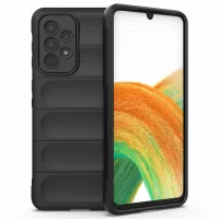 For Samsung Galaxy A53 5G Anti-scratch Drop Protection Rugged TPU Phone Protector Case Back Phone Cover - Black