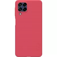 NILLKIN Super Frosted Shield Phone Case for Samsung Galaxy M53 5G Shockproof Matte Finish Surface Hard PC Phone Cover Shell - Red
