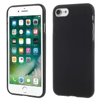 MERCURY GOOSPERY Matte Anti-fingerprint TPU Phone Case for iPhone SE (2020)/SE (2022)/8/7 4.7 inch - Black