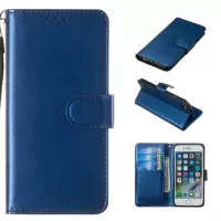 Wallet Leather Stand Mobile Phone Case for iPhone 8/7/SE (2020)/SE (2022) 4.7 inch - Blue