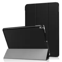 For iPad Air 10.5 (2019) / Pro 10.5-inch (2017) Tri-fold PU Leather Smart Stand Case Accessory - Black